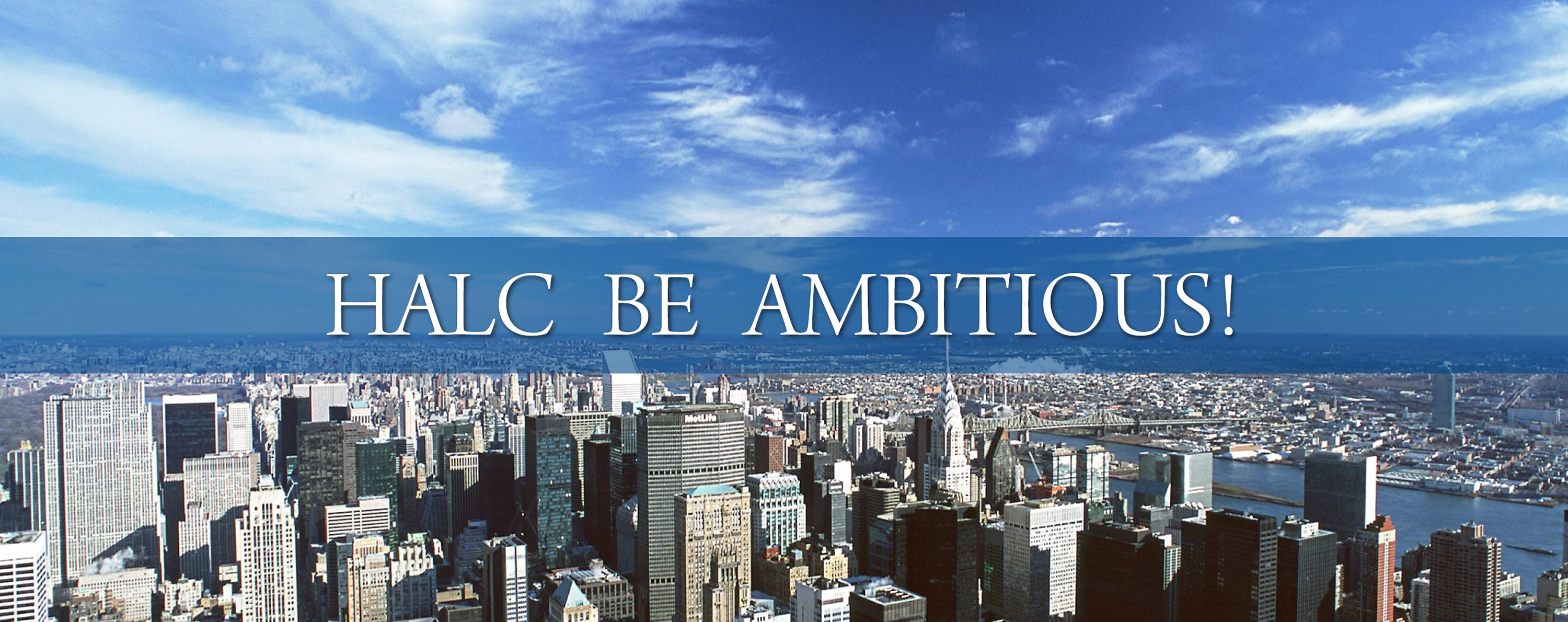 HALC BE AMBITIOUS!