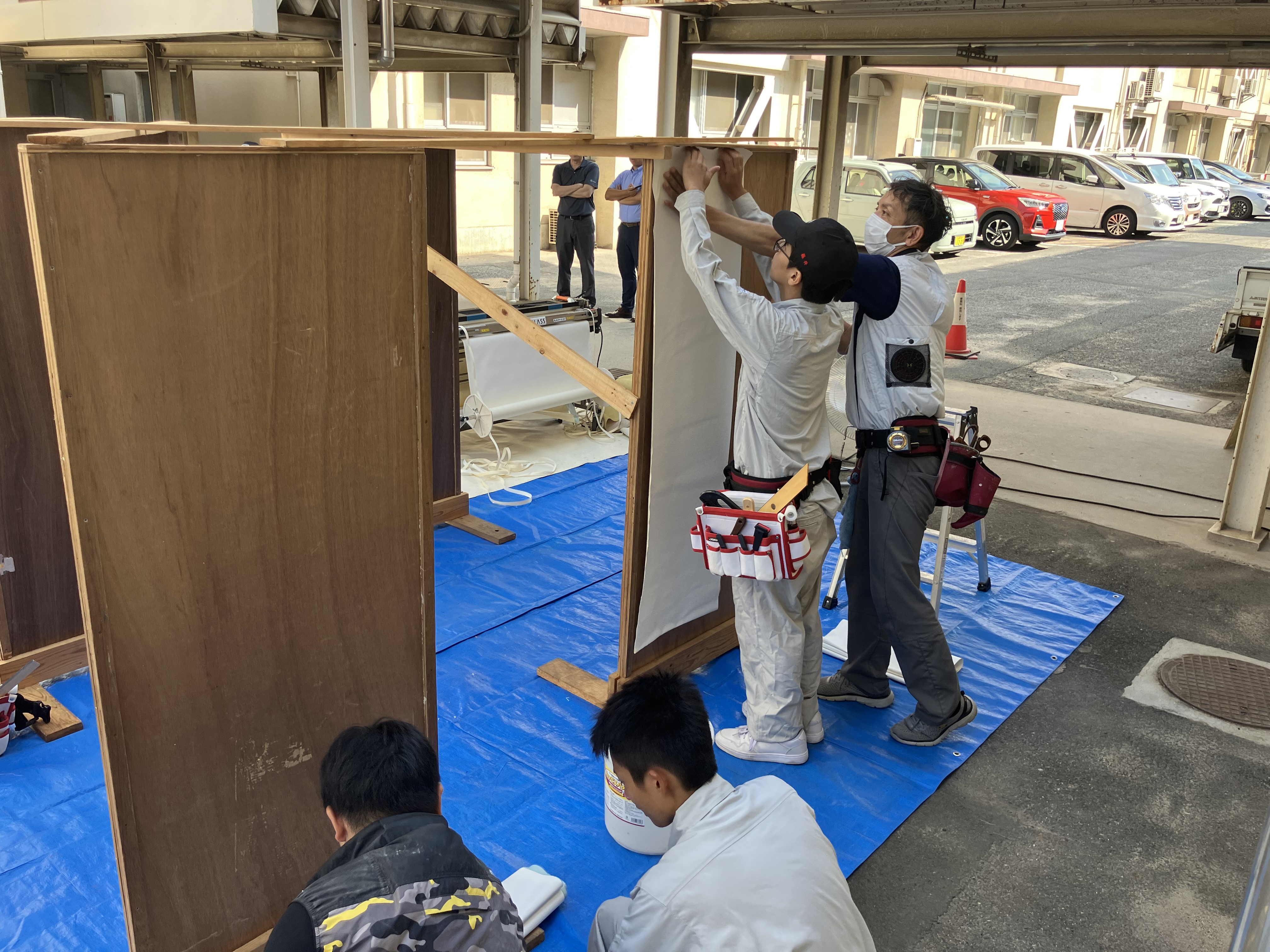 広島県室内装飾組合青年部行事　体験授業